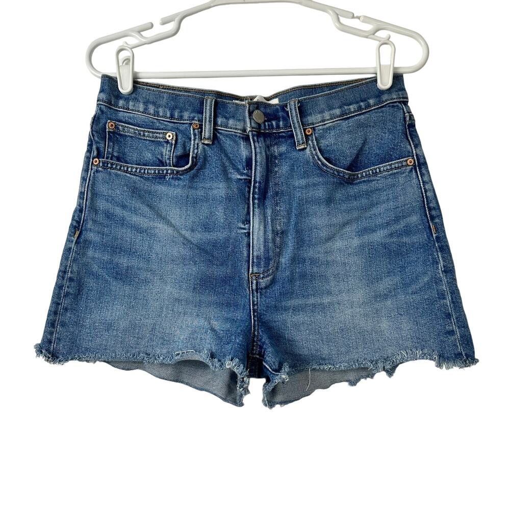 Denim Forum Women's Blue Denim Jean Shorts